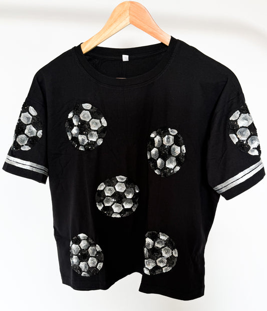 Sequin Soccer Tee