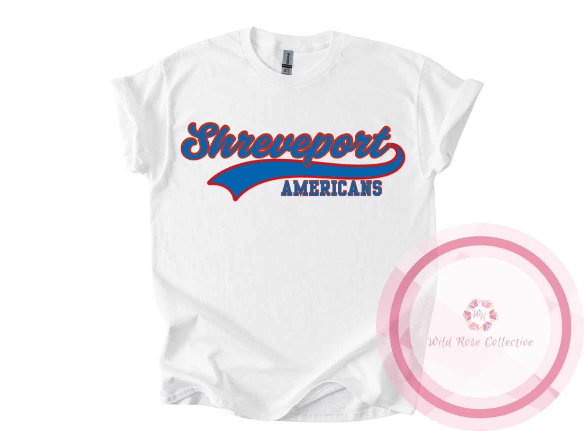 Shreveport Americans Classic Cotton Tshirt