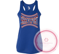 Shreveport Baseball Lace Performance Tank Top