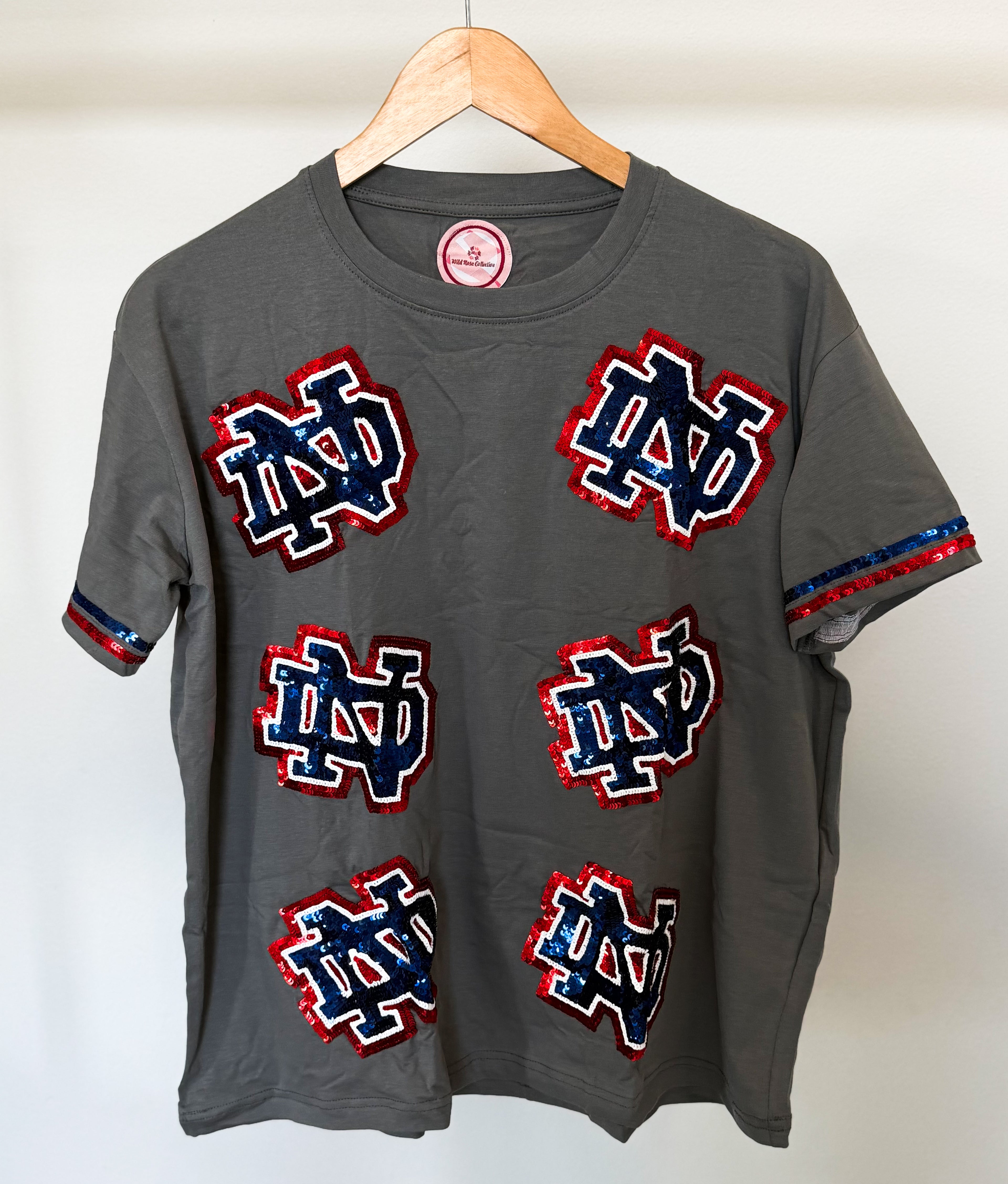 ND Logo Sequin Tee