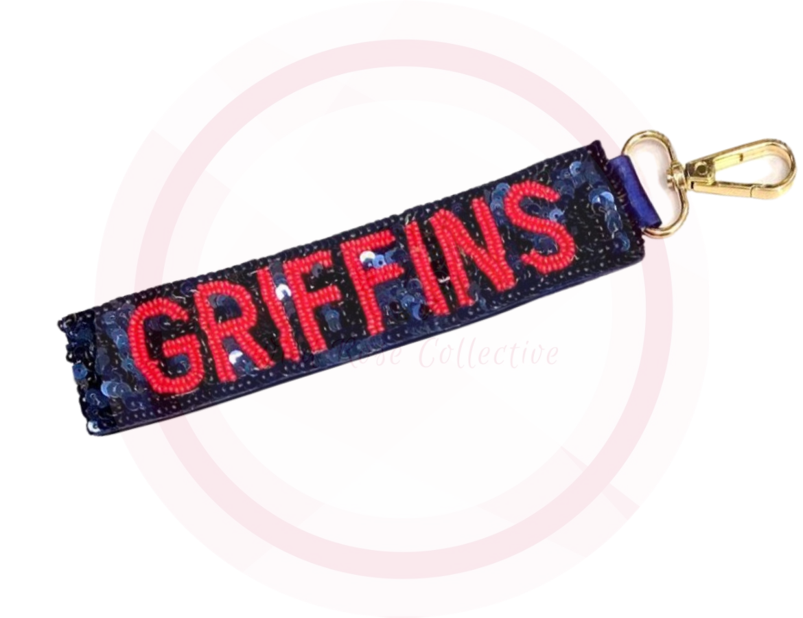 Griffins Sequin Keychain