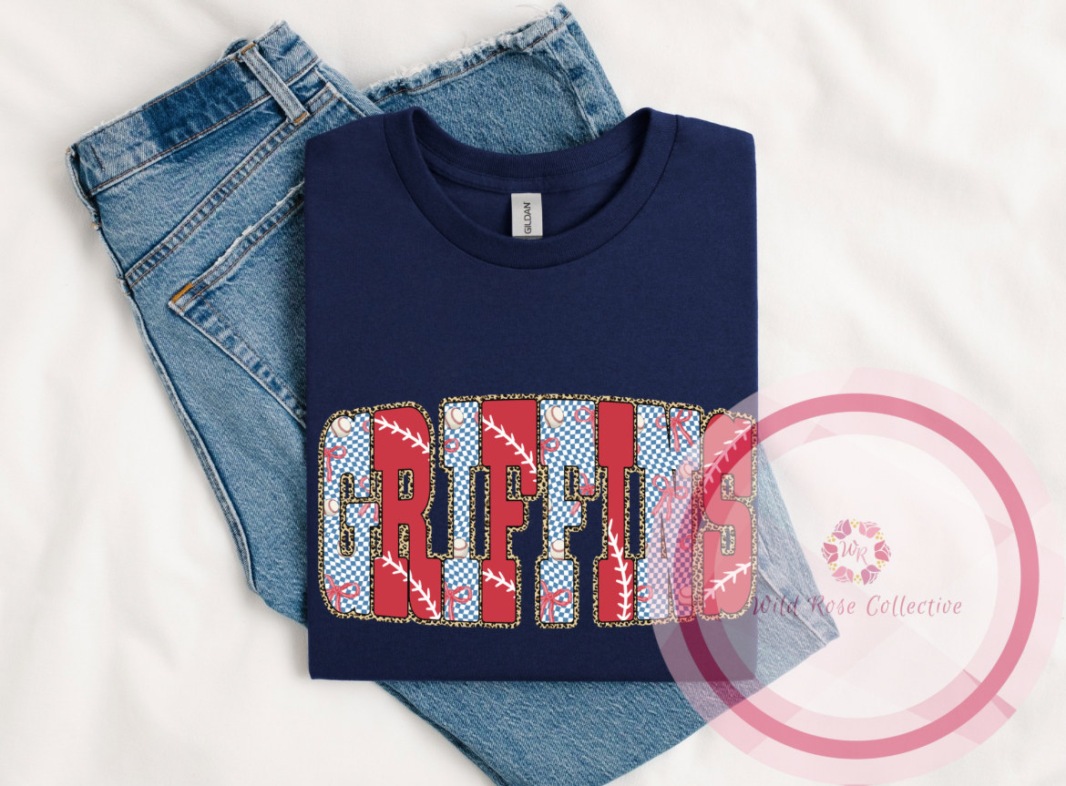 Griffins Baseball Doodle Tshirt
