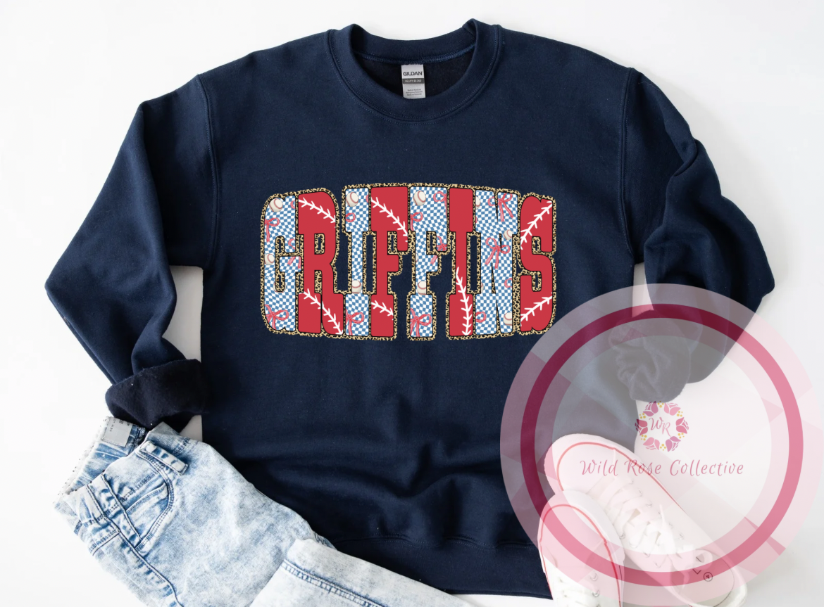 Griffins Baseball Doodle Sweatshirt