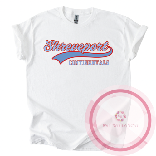 Shreveport Continentals Classic Cotton Tshirt