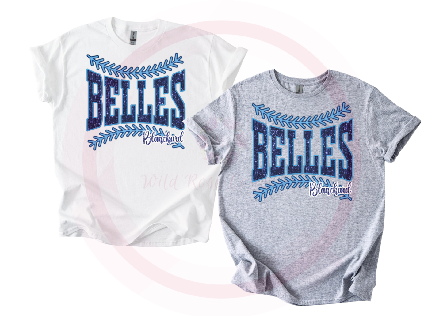 Blanchard Belles Faux Sequin Laces Tshirt