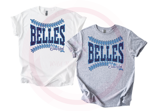 Blanchard Belles Faux Sequin Laces Tshirt