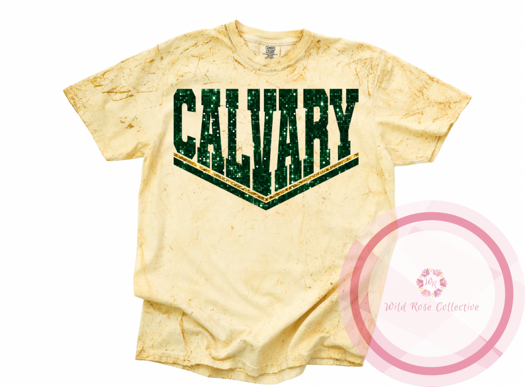 Calvary Dual Line Faux Sequins - Color Blast