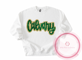 Calvary faux sequins sweatshirt