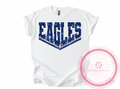 Eagles Dual Line Faux Sequins Tshirt