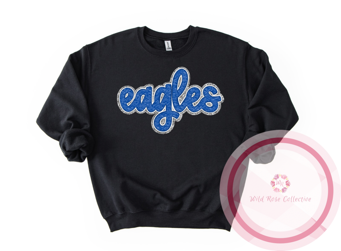 Eagles Faux Chenille Sweatshirt