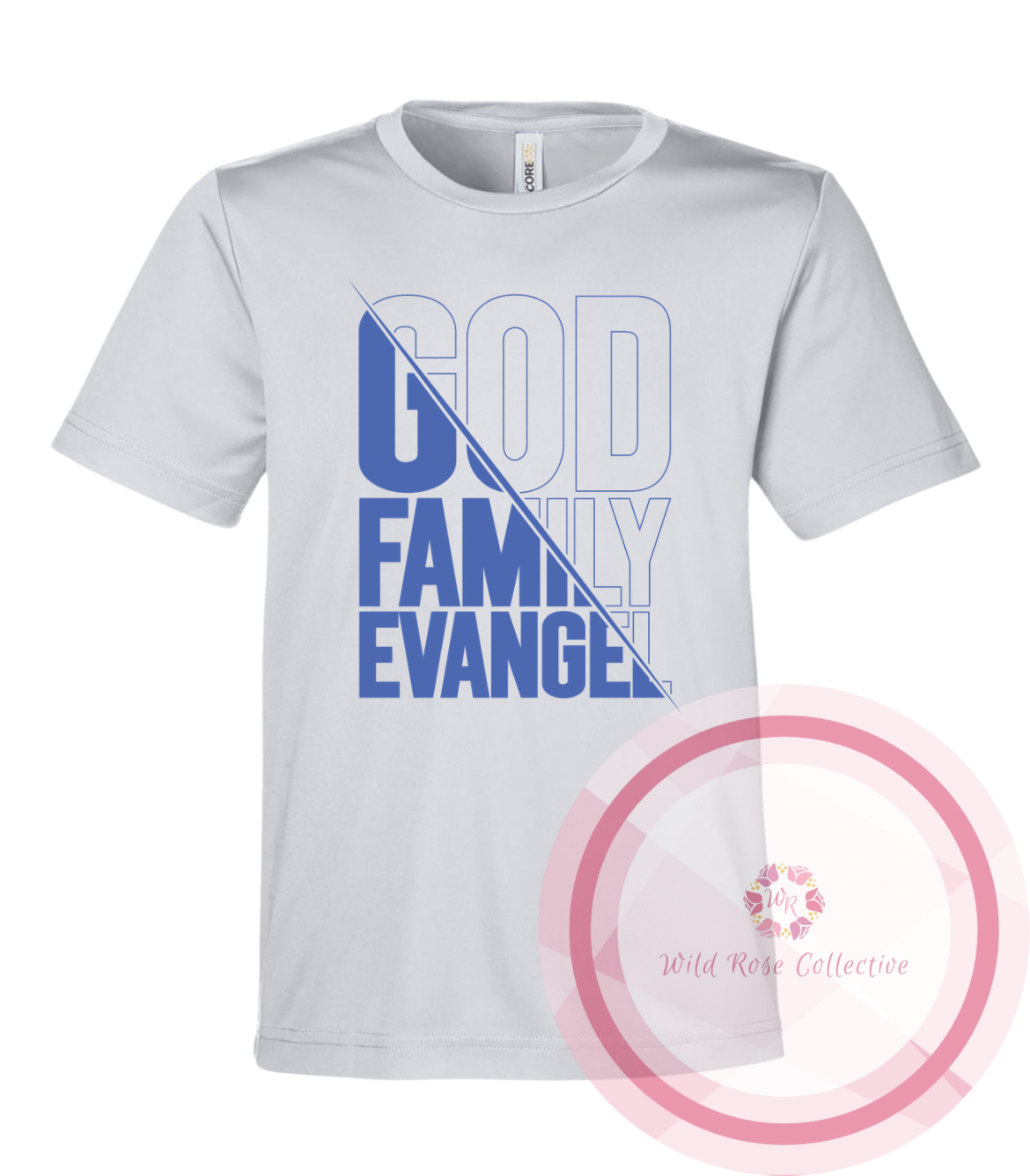 God Family Evangel Performance Tshirt