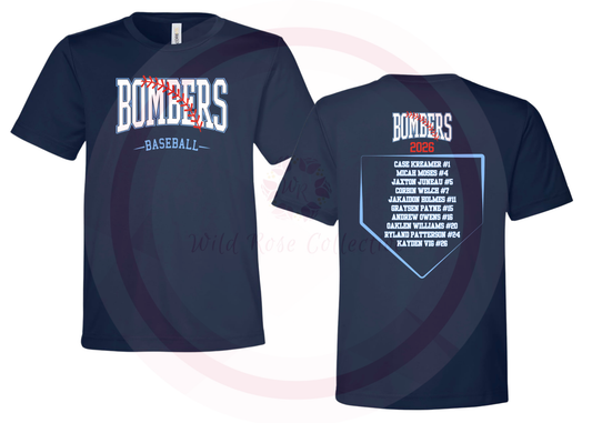 Bombers Baseball Roster Tshirt