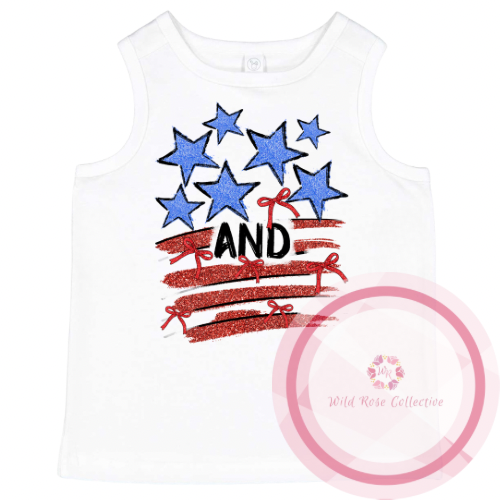 Stars and Stripes Toddler Tank Top