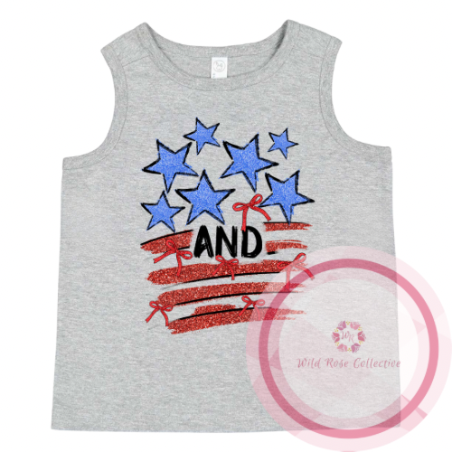 Stars and Stripes Toddler Tank Top