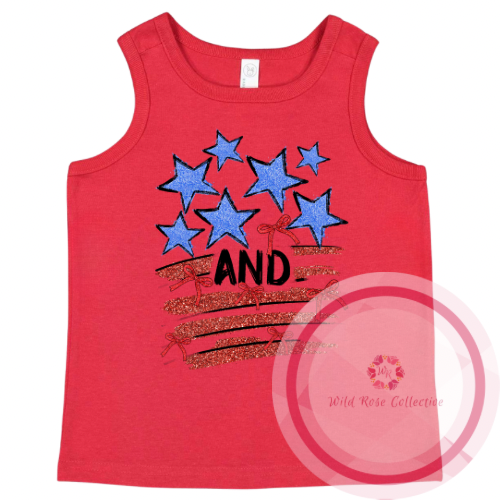 Stars and Stripes Toddler Tank Top