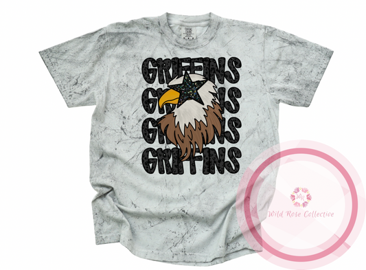 Black Leopard Preppy Griffins Tshirt