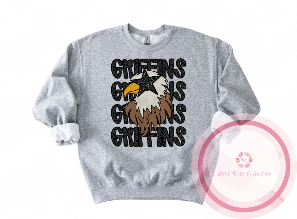 Black Leopard Preppy Griffins Sweatshirt