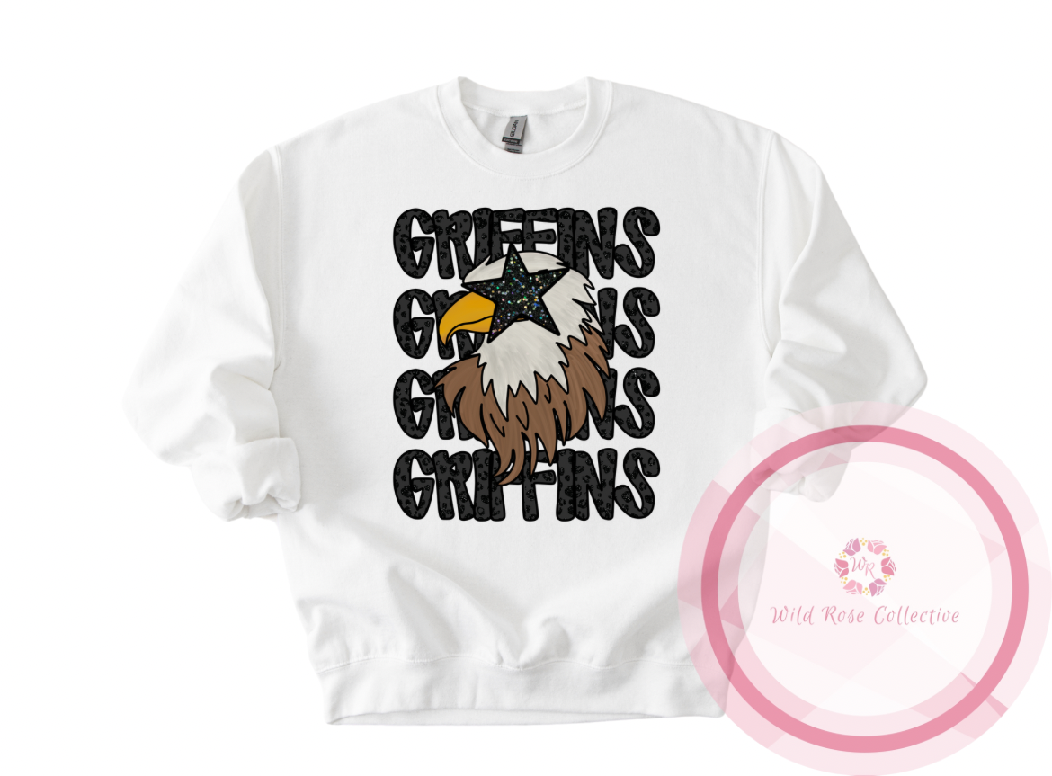 Black Leopard Preppy Griffins Sweatshirt