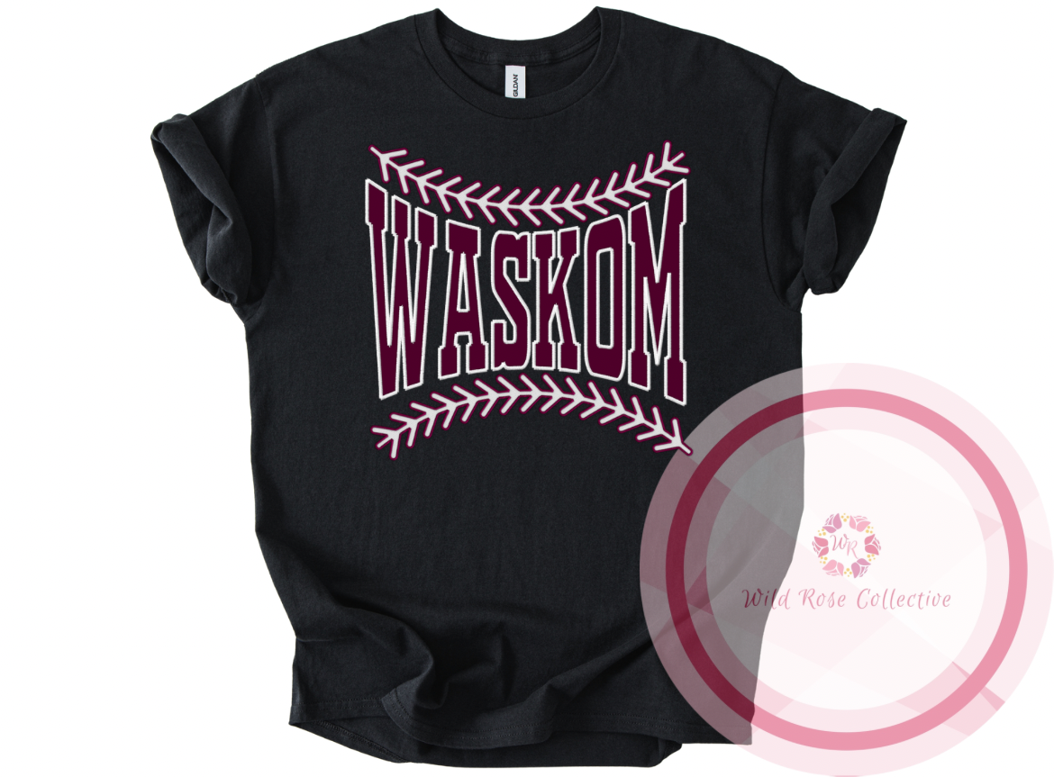 Waskom Baseball Laces Tshirt