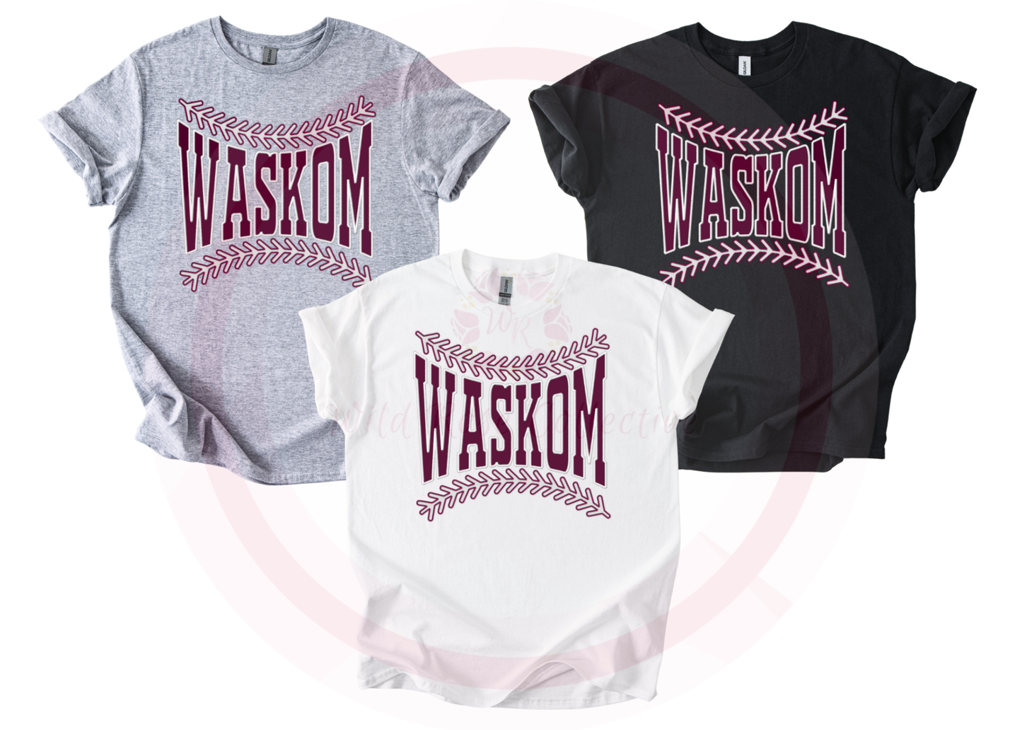 Waskom Baseball Laces Tshirt
