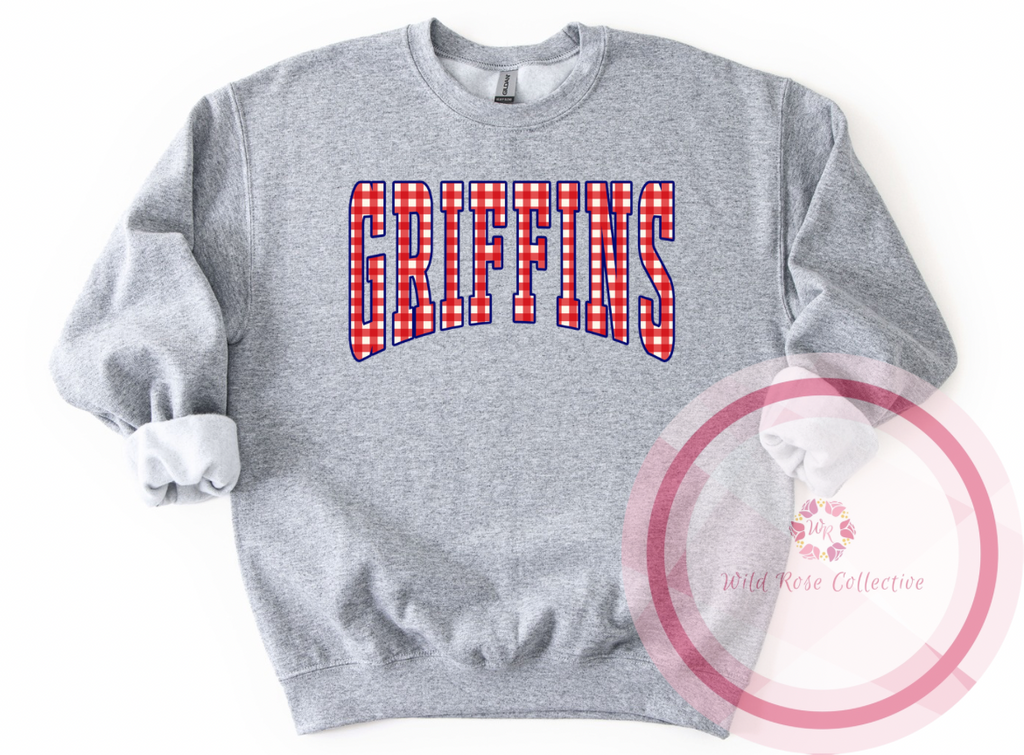 Griffins Gingham Sweatshirt