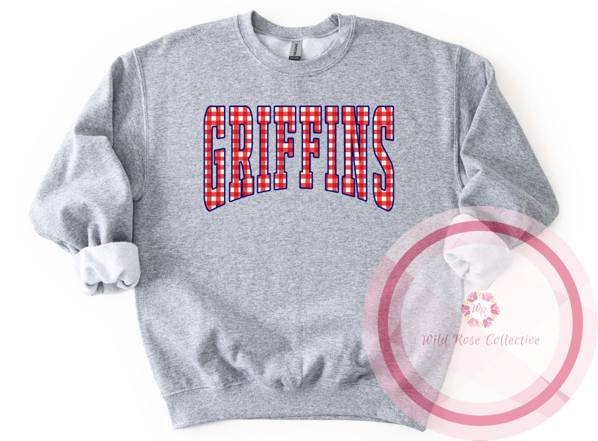 Griffins Gingham Sweatshirt