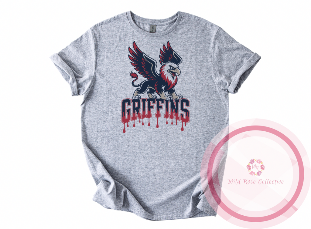 Griffins Mascot Drip Tshirt