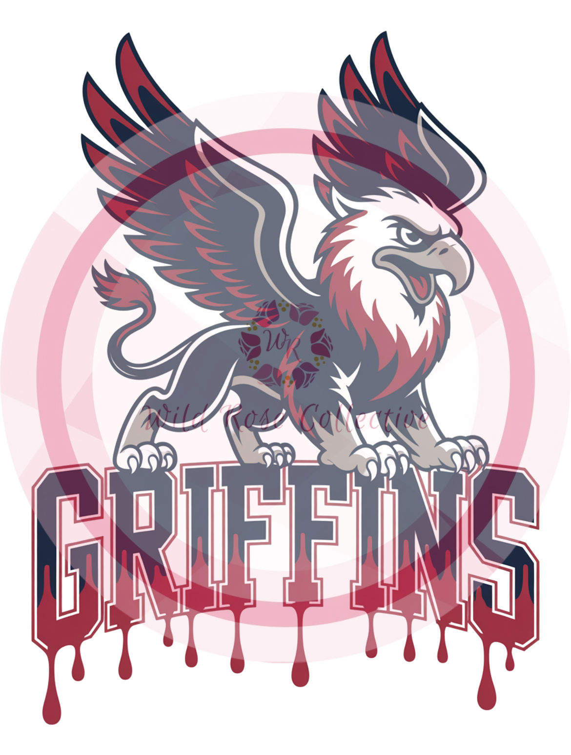 Griffins Mascot Drip Tshirt