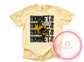 Black Leopard Preppy Hornets Tshirt