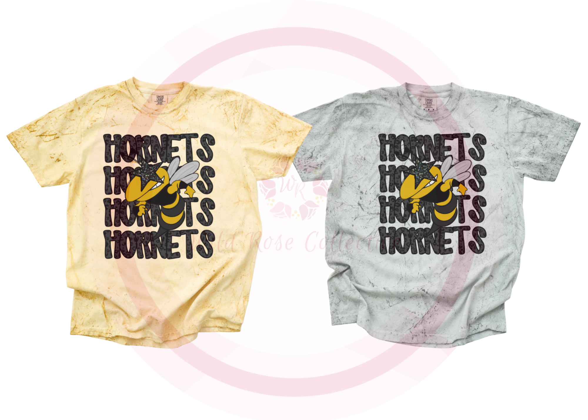 Black Leopard Preppy Hornets Tshirt