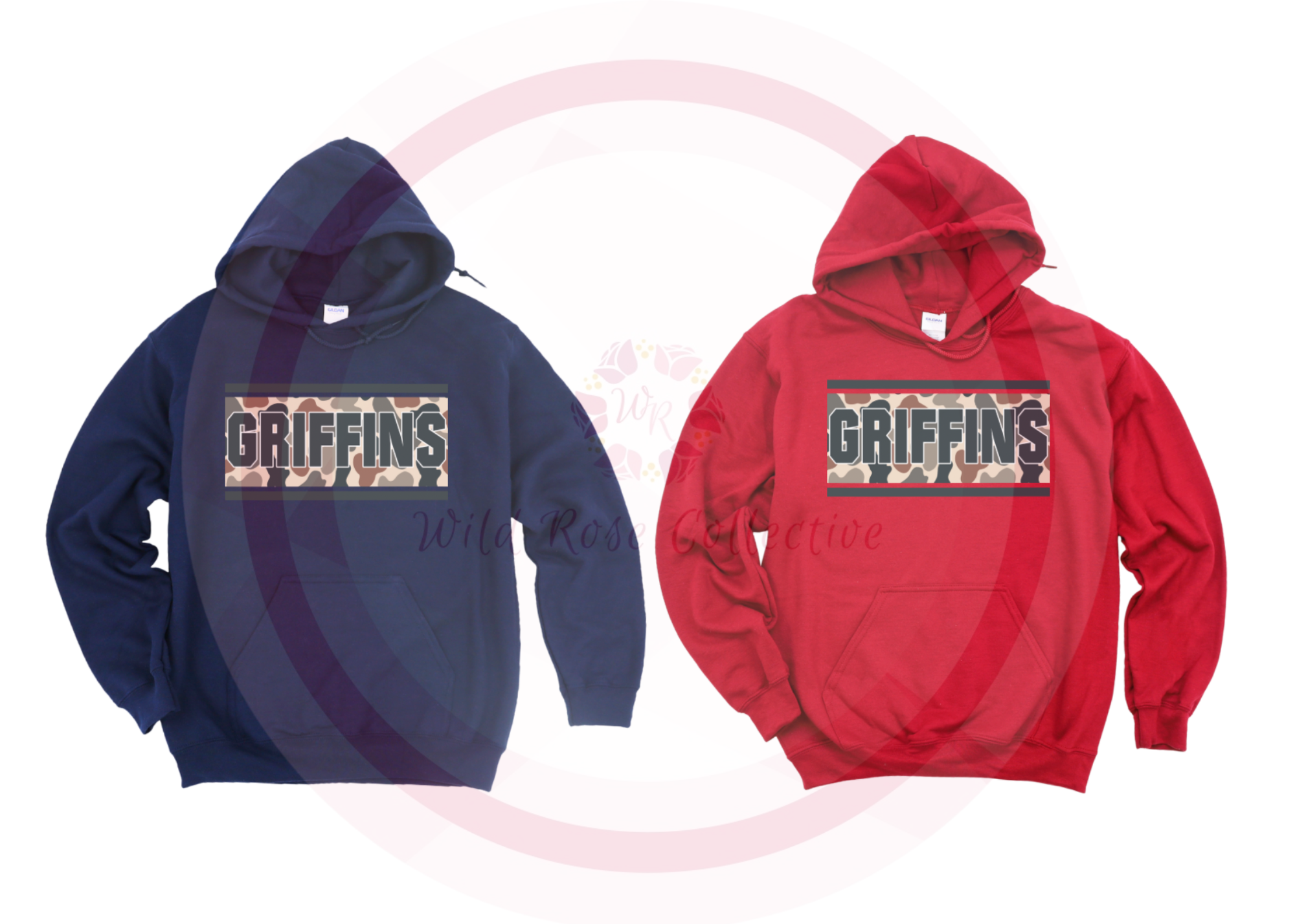 Griffins Camo Patch Hoodie