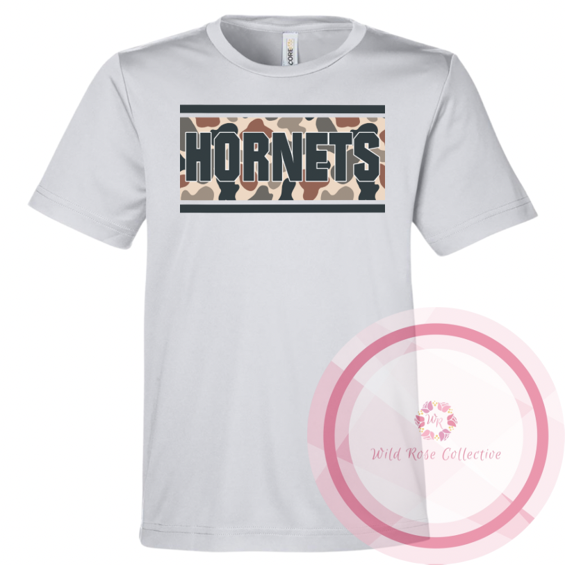 Hornets Camo Patch Performance Tshirt