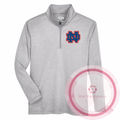 ND long sleeve quarter zip - gray
