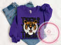 Black Leopard Preppy Tigers Sweatshirt