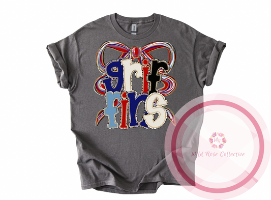 Griffins Preppy Bow Tshirt