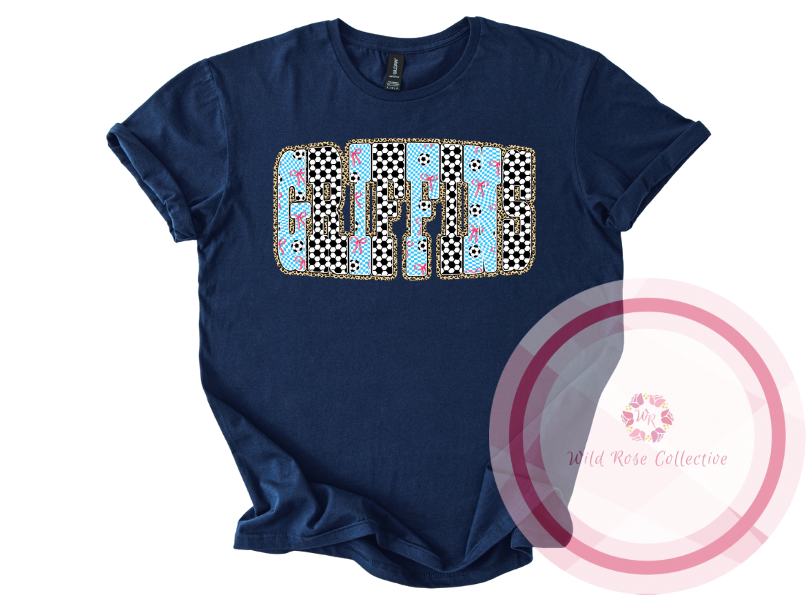Griffins Soccer Doodle Tshirt