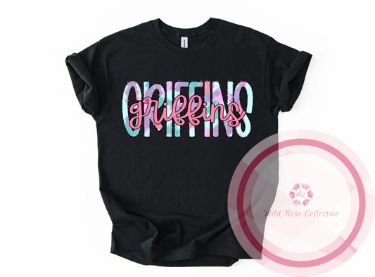 Griffins Double Word Tshirt