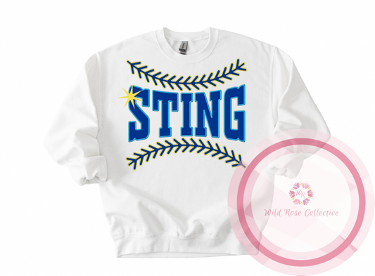 Sting Baseball Laces Sweatshirt