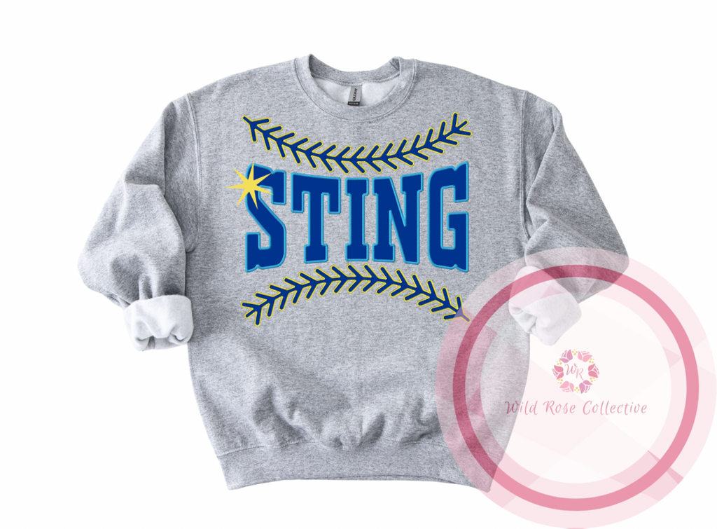 LA Sting Baseball Laces Sweatshirt
