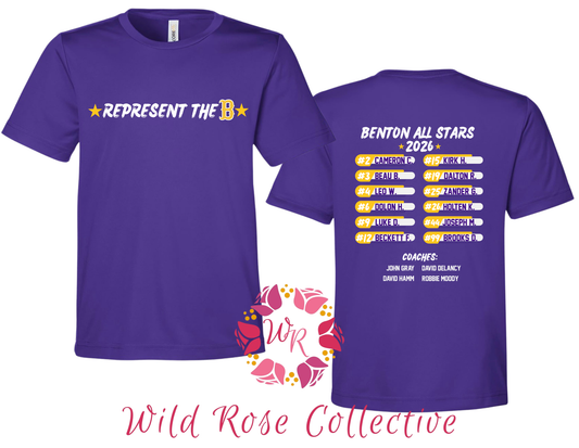Benton Allstars Roster Drifit Tshirt