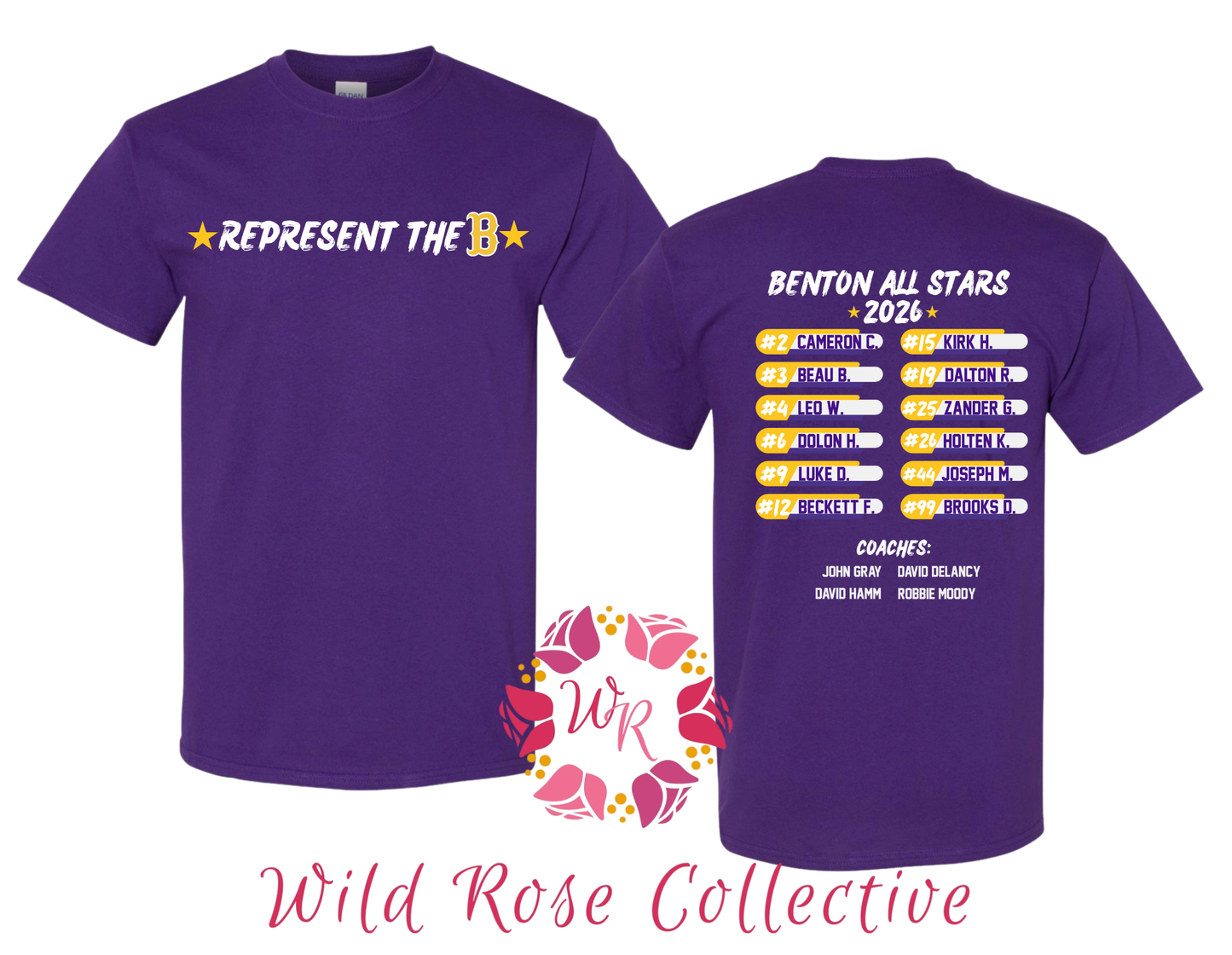 Benton Allstars Roster Cotton Tshirt