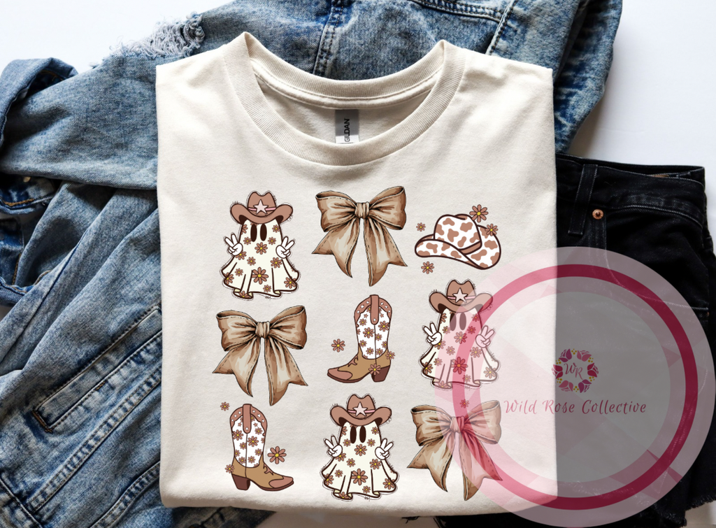 Cowboy Ghost Coquette Tshirt