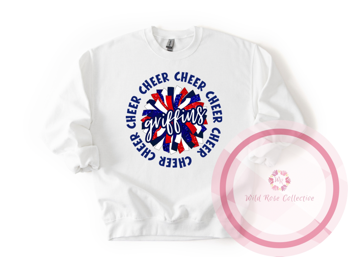 Griffins Cheer Pom Sweatshirt