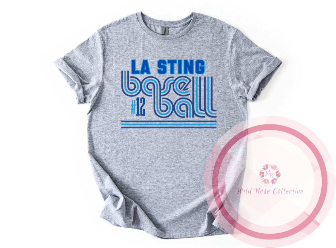 LA Sting Retro Baseball Tshirt