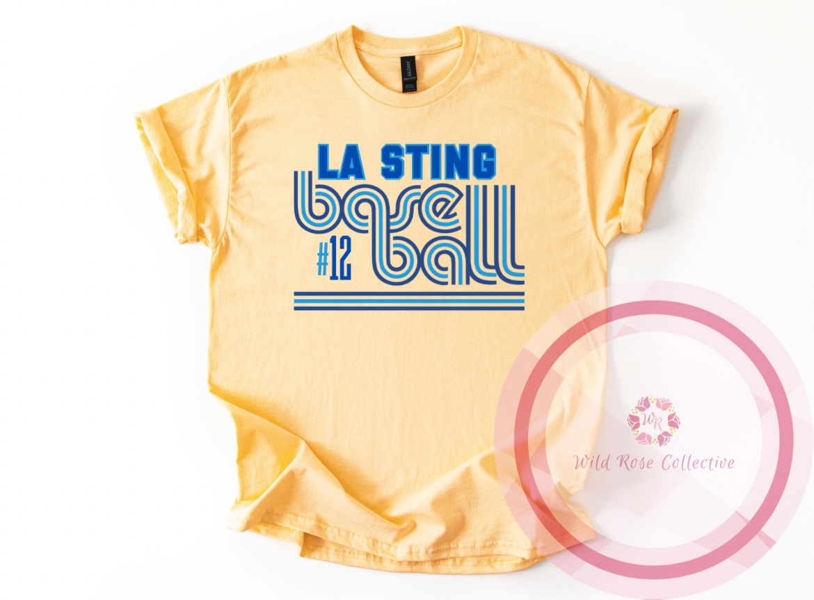 LA Sting Retro Baseball Tshirt