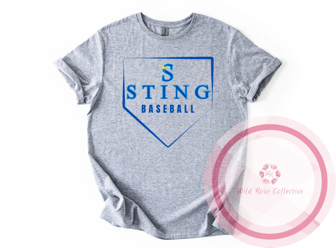 Sting Baseball Homeplate Tshirt