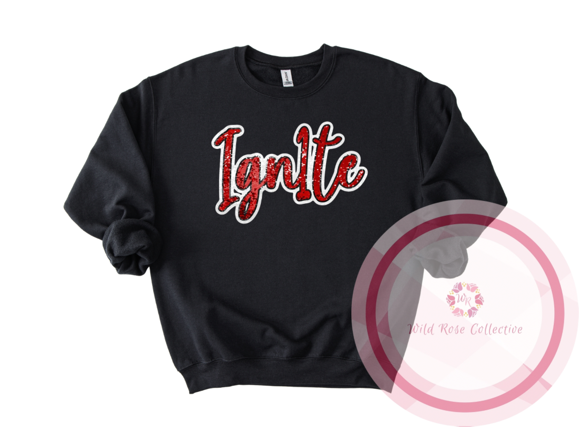Ign1te Faux Sequins Sweatshirt