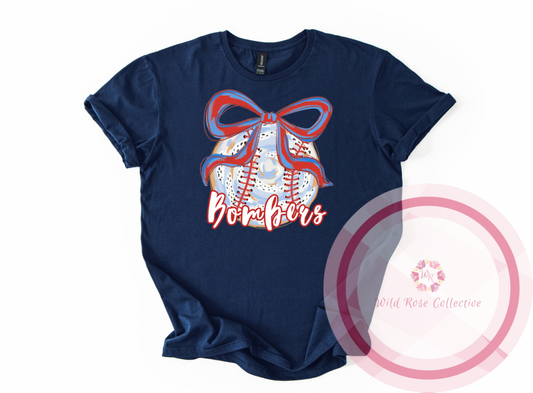 Bombers Paint Stroke Baseball Tshirt