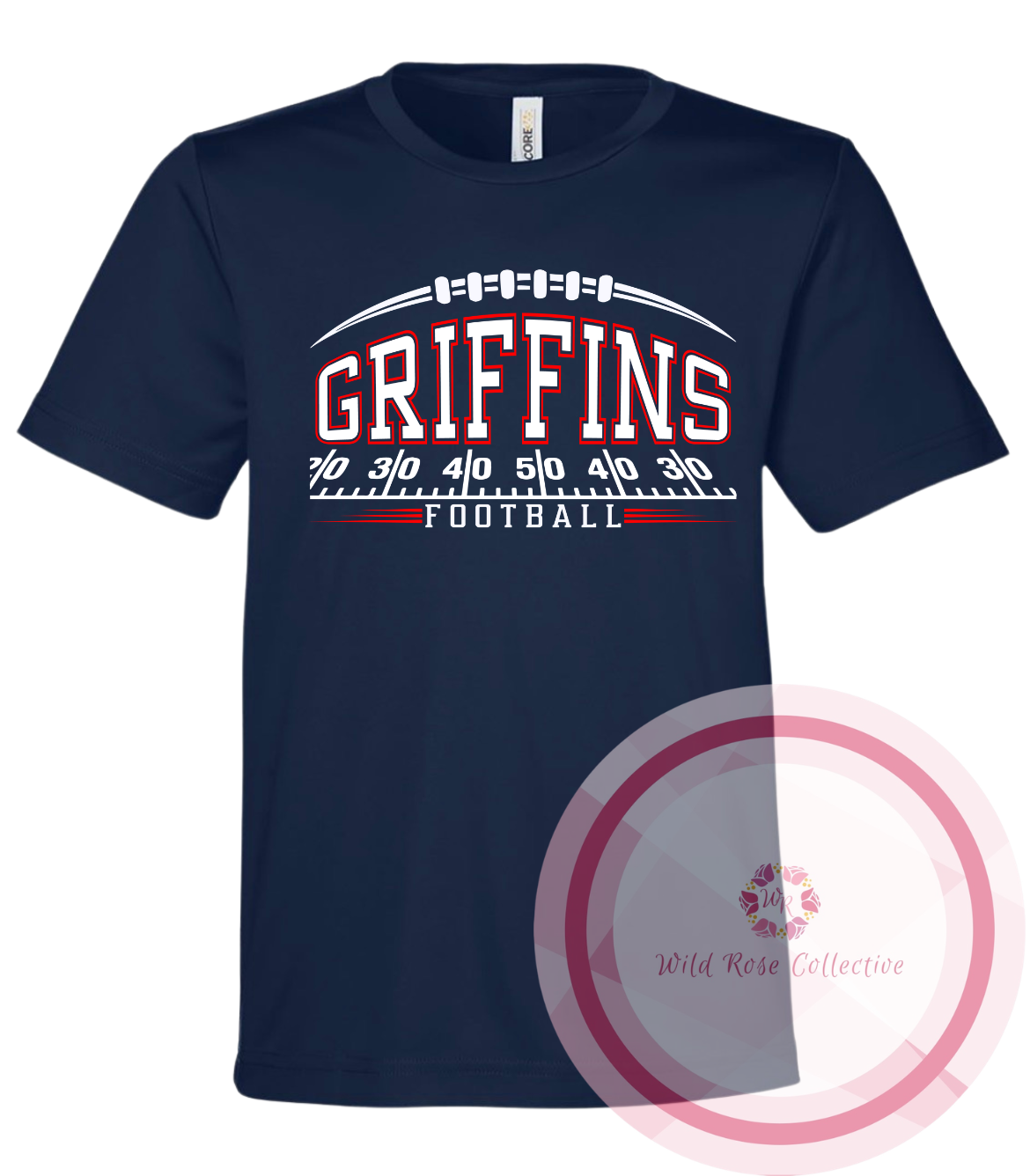 Griffins Football Performance Tshirt