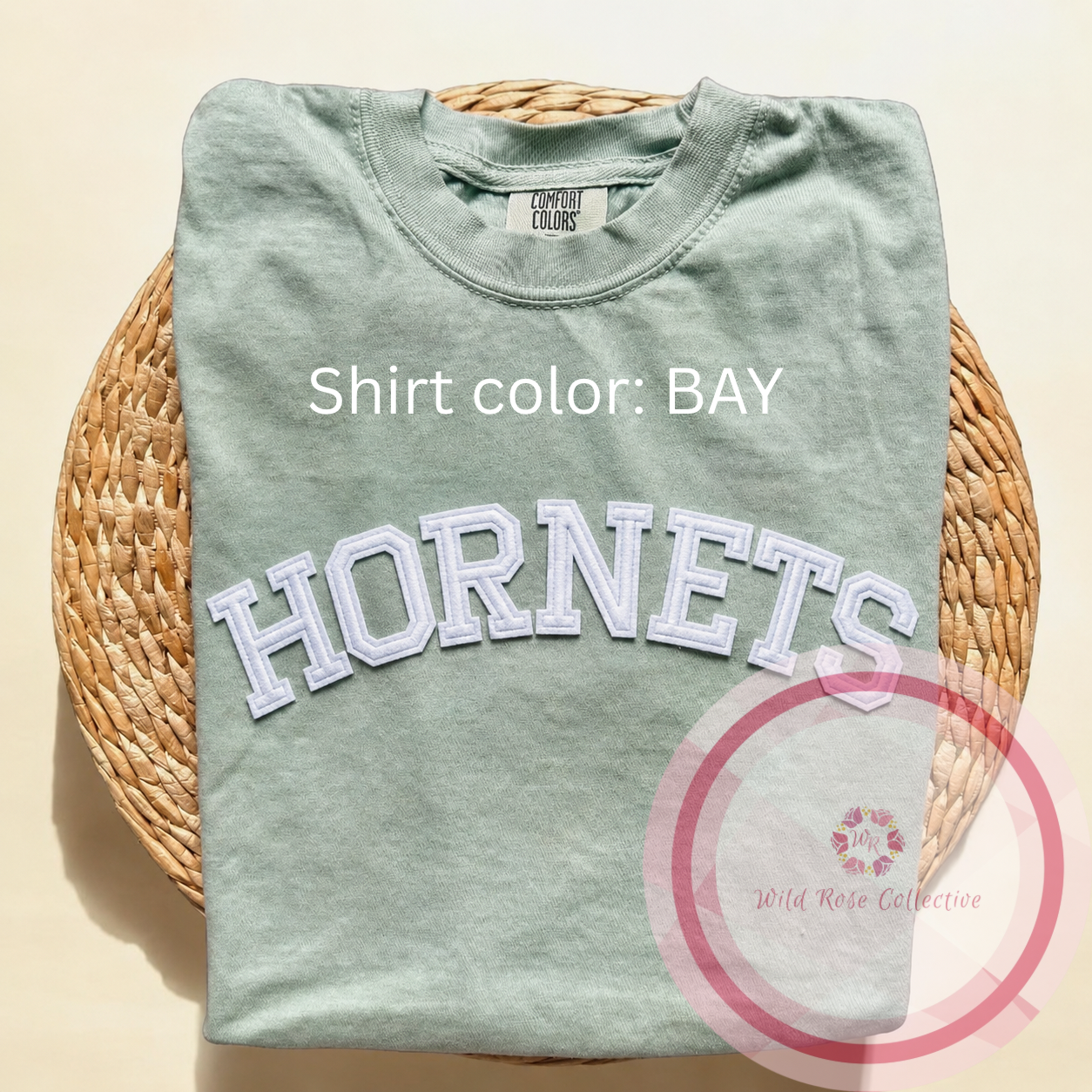 *PREORDER* Hornets Varsity Patch Comfort Colors Tee
